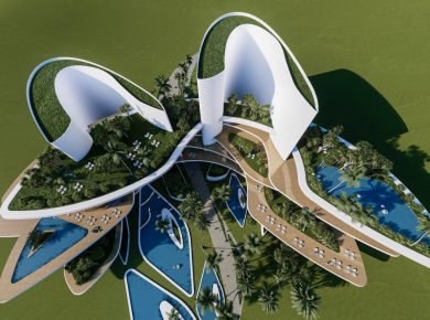 Whimsical Hotel Volaris, Miami by Veliz Arquitecto